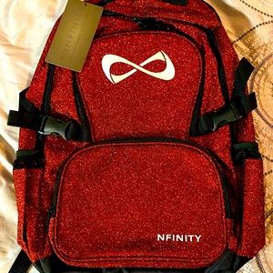 Red Sparkle NFINITY Backpack NWT